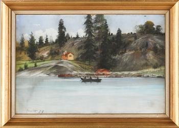 Carl Brandt · CARL BRANDT, pastell, signerad och daterad -97.