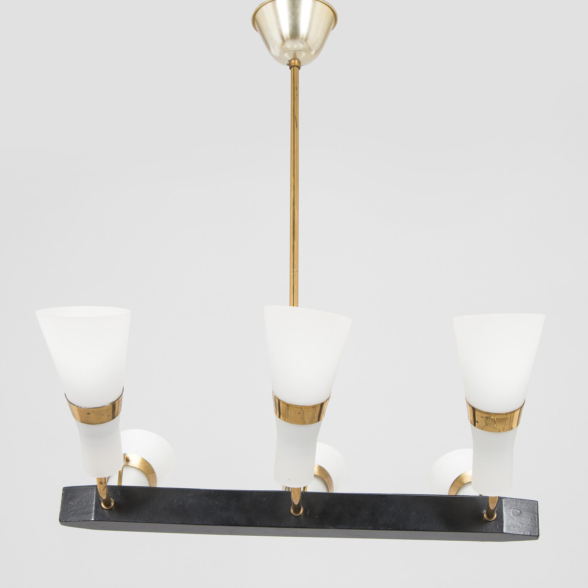 A mid-20th century ceiling light.