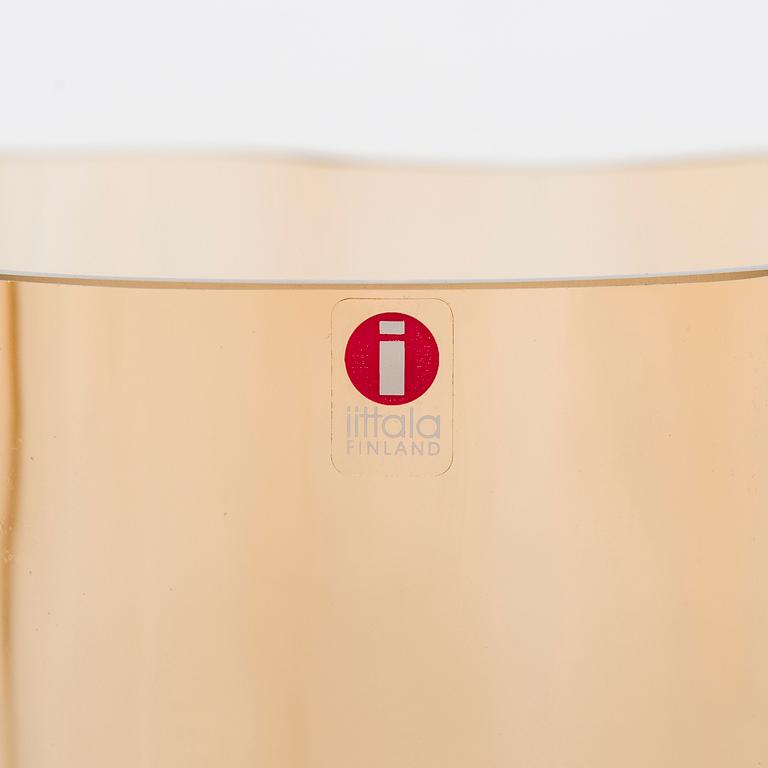 Alvar Aalto, vas, glas, "3030", 60-års jubileumsvas, signerad Alvar Aalto Iittala 1936-1996.