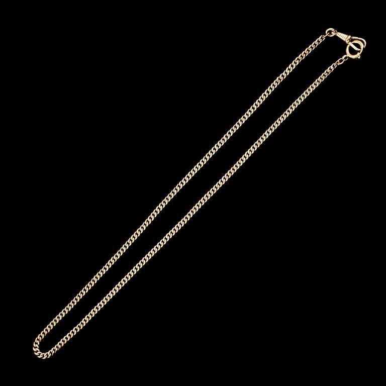 FICKURSKEDJA, 14 k guld. Vikt ca 14 g.
