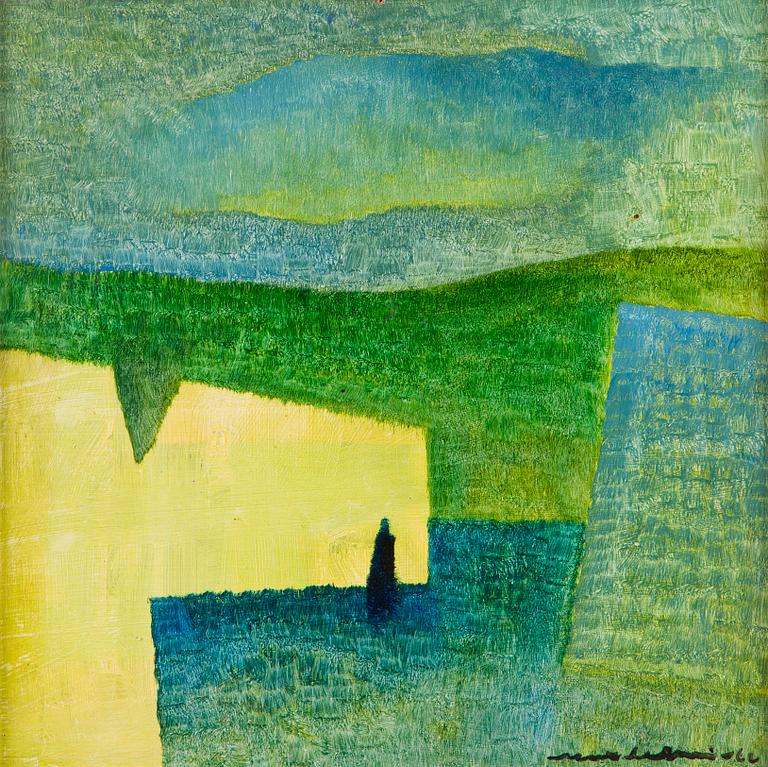 Max Salmi, Figure in landscape.