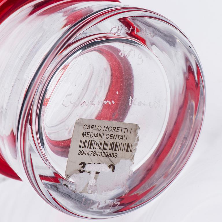 VAS, glas, "Centau" signerad Giovanni Moretti, för Carlo Moretti, Murano, Italien 2011.