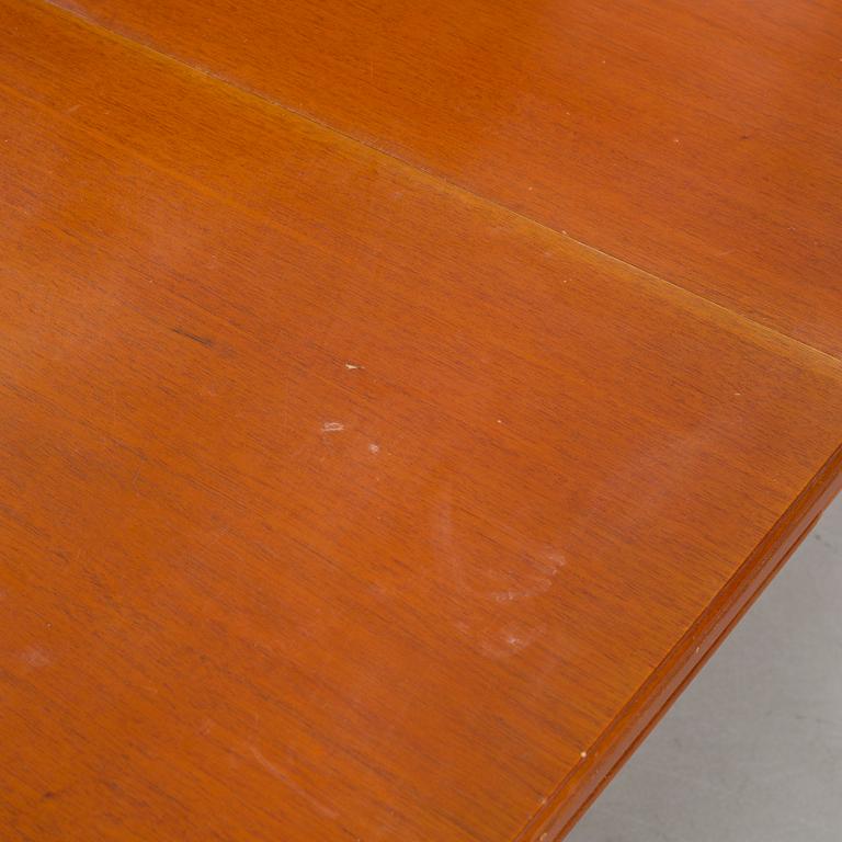 A gustavian style dining table, second half of the 20th century.