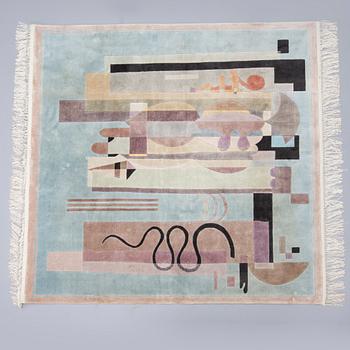 MATTA, ylle på bomullsvarp. Modern tillverkning, 2000-tal. Ca 126x127 cm.