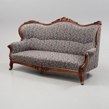 SOFFA, nyrokoko, sent 1800-tal.