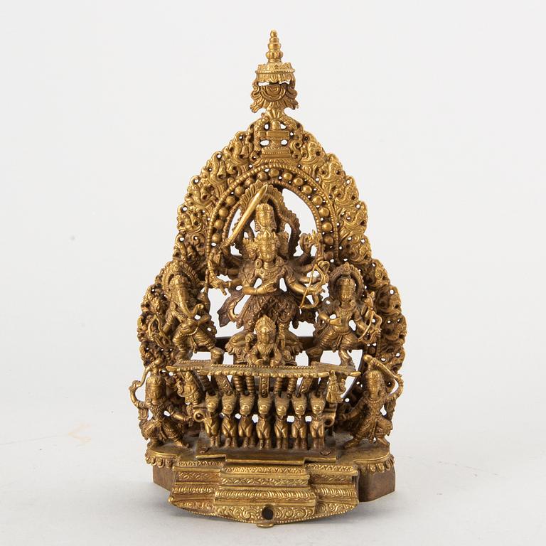 A Nepal bronze sculpture, from appr 1900.
