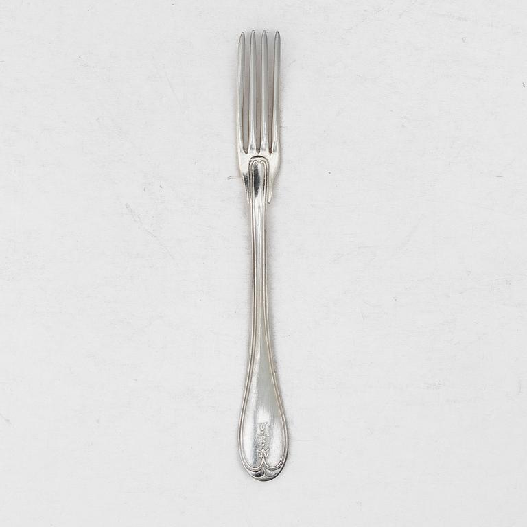 Pehr Zethelius, Gafflar, 13 st, silver, Stockholm 1809.