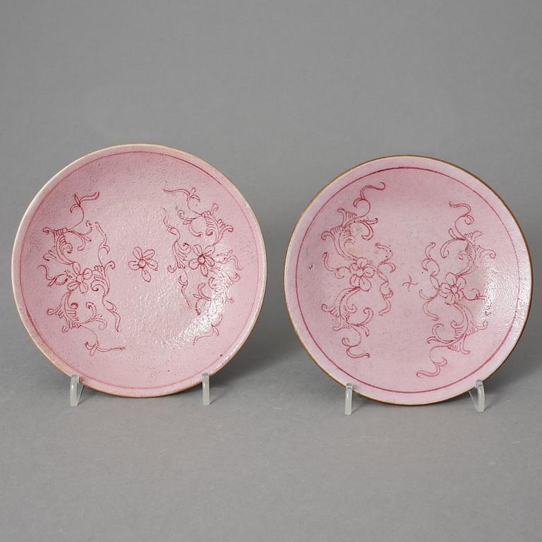 FAT, ett par, porslin, Kina 1800-tal.
