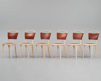 Jonas Bohlin, a set of six 'Vilda 3' chairs from Gemla, Diö, Sweden, 2018.