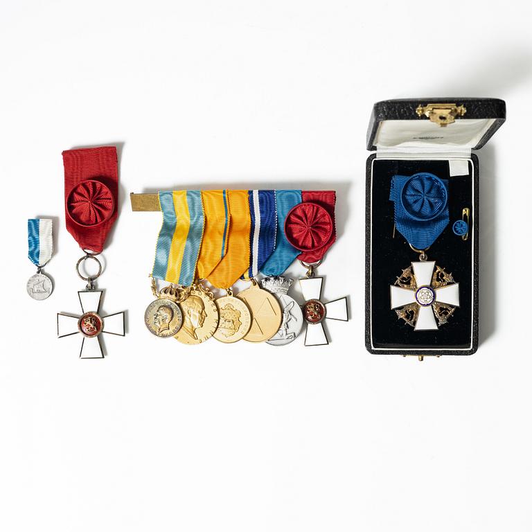 Orders and decorations, 8 pcs.