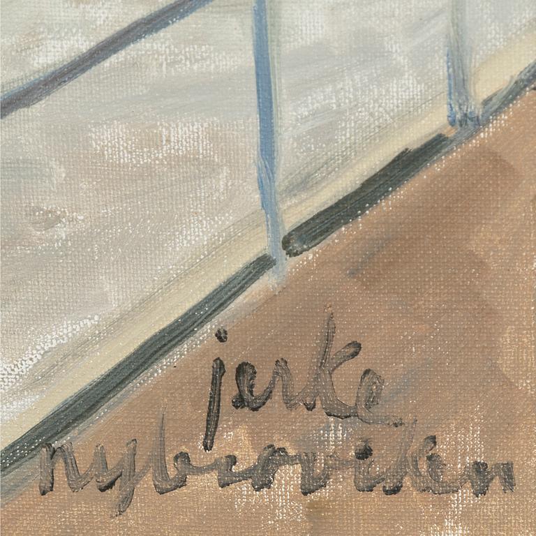 Erik Jerken,  olja på duk, signerad.