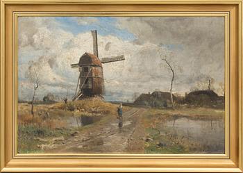 GUSTAF RYDBERG, oil on canvas on panel, signed and dated 1891,