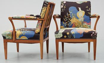 JOSEF FRANK, karmstolar, ett par, Firma Svenskt Tenn.