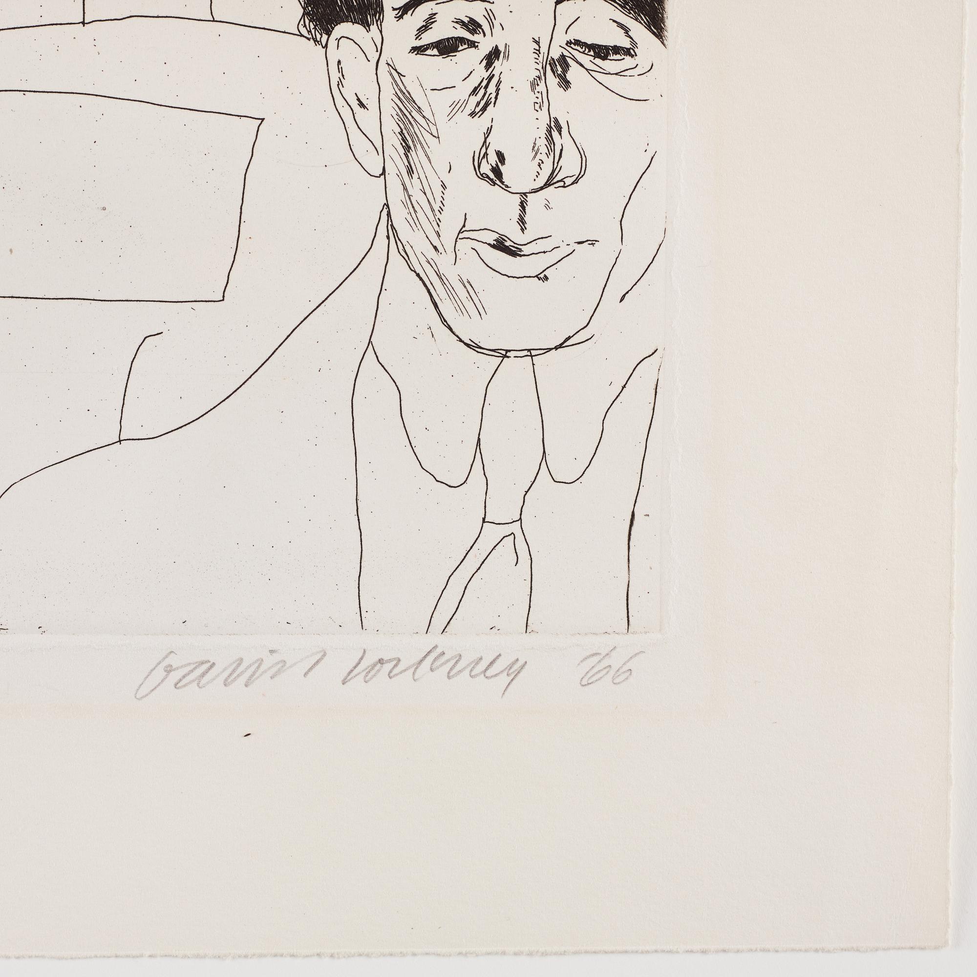 David Hockney, "Portrait of Cavafy II".
