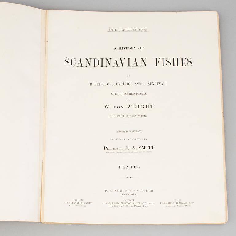 BOK, "Scandinavian Fishes", B Fries, C.U Ekström, C Sundevall. 1895, No 0170.