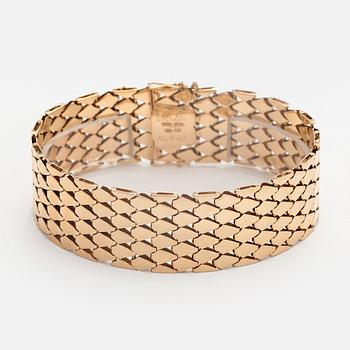 Armband, 14K guld, Westerback Helsingfors 1960.