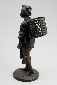 SKULPTUR, brons, orientalisk, 1800-/1900-tal.