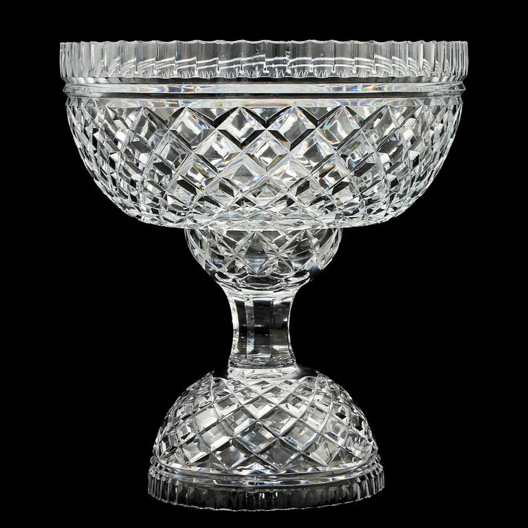 SKÅL PÅ FOT, glas, 1900-tal.