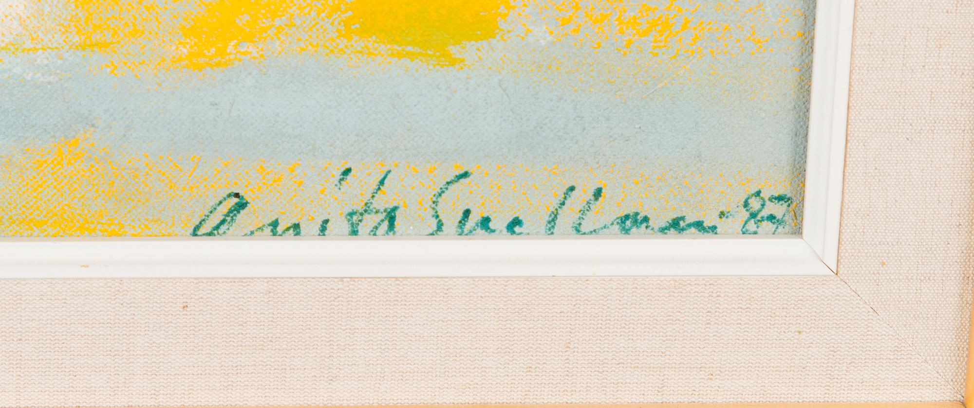 ANITA SNELLMAN, oil on canvas, signed and dated -87.