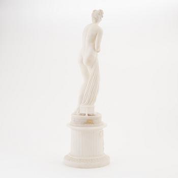 Antonio Canova, after. Sculpture. Alabaster. Total height 69 cm.