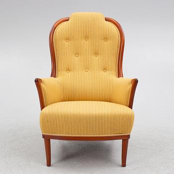 Carl Malmsten, armchair, 'Vår Fru', OH Sjögren, late 20th century.