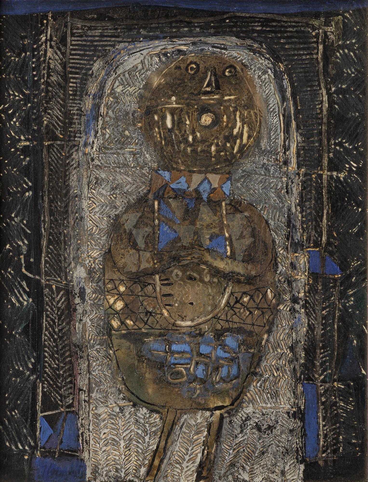 James Coignard, Blå figur.