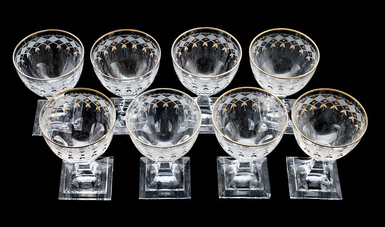 CHAMPAGNEKUPOR, 8 st, "Odelberg Junior", Kosta.