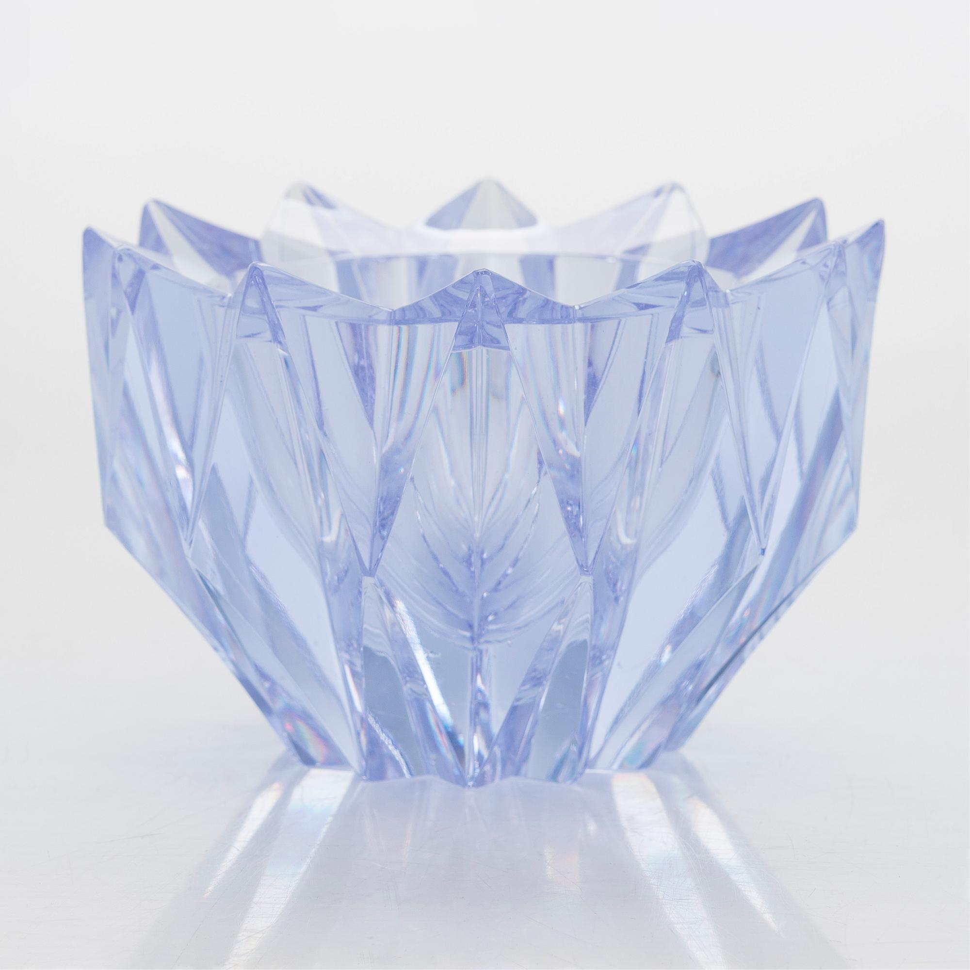 Aimo Okkolin, skål, "Näckros", signerad Aimo Okkolin Riihimäki oy.