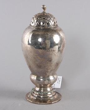 SOCKERRUSKA, silver, Köpenhamn 1918, svenska importstämplar.