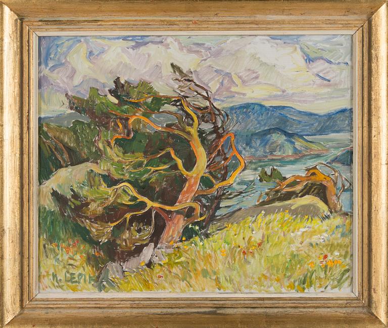 Hugo Lepik, "Tormimänd" (Myrskymänty).