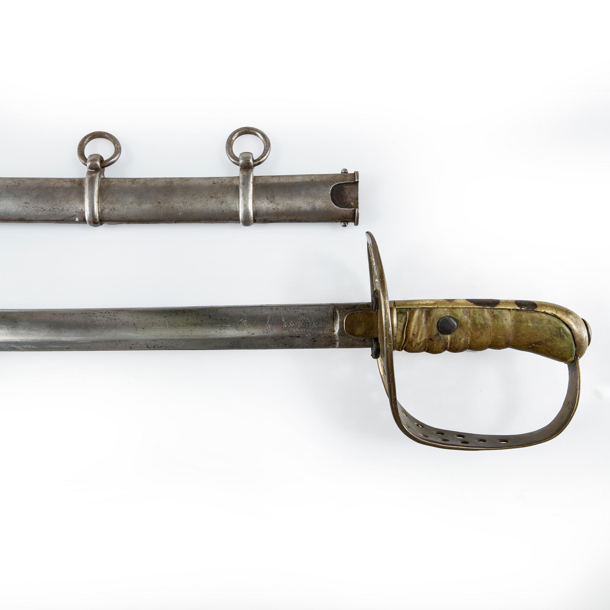 SABEL, för manskap vid kavalleriet, modell 1867-93, Sverige.