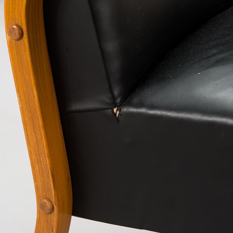 Alvar Aalto, a pair of mid-20th century '47' armchairs for, O.Y. Huonekalu- ja Rakennustyötehdas A.B.