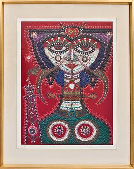 MAX WALTER SVANBERG, offsettryck, signerad och numrerad 100/200.