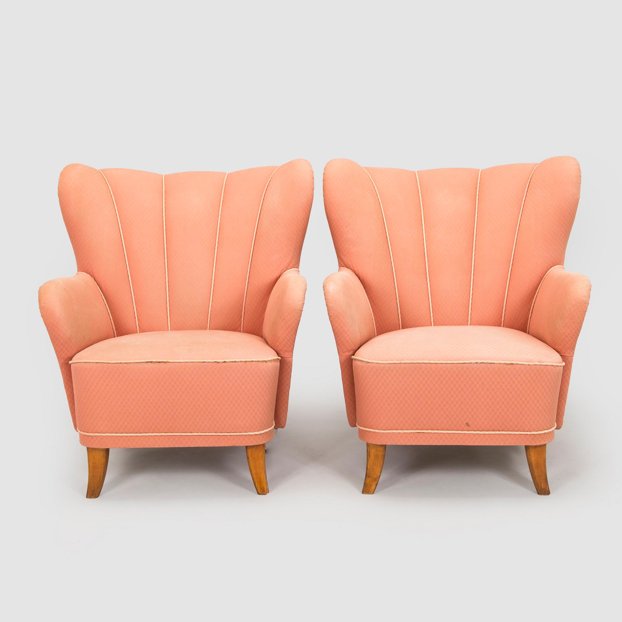 A mid-20th century armchairs.