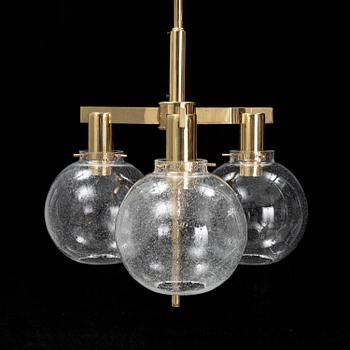 Hans-Agne Jakobsson, a model T348/3 ceiling lamp, Markaryd, 1960s.