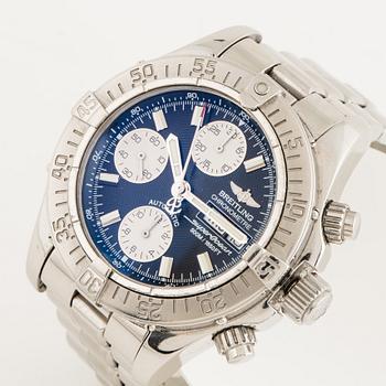 Breitling, Chrono SuperOcean (500M/1650FT), Chronometre, chronograph, wristwatch, 42 mm.