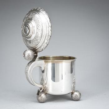 STOP, silver, CG Hallberg, Stockholm 1937. Vikt ca 1230 gram.