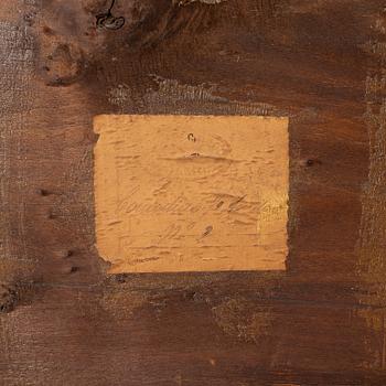 A small cabinet with drawers from around the year 1900.