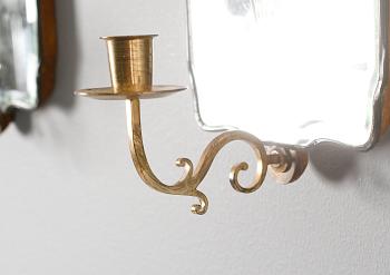SPEGELLAMPETTER, 1 par, barockstil, 1900-talets första hälft.