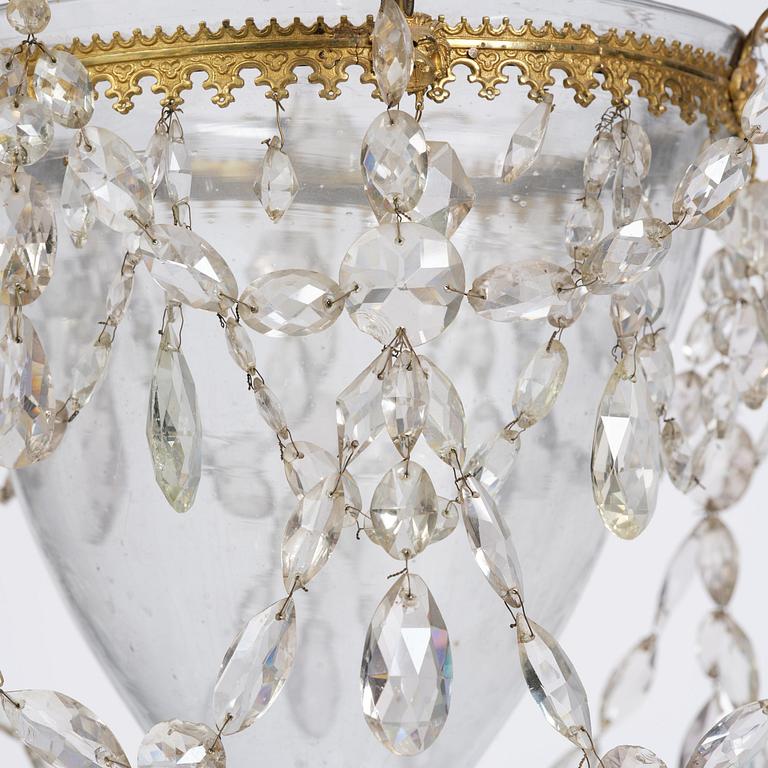 A one-light lanter, 20th century incorporating older elements.