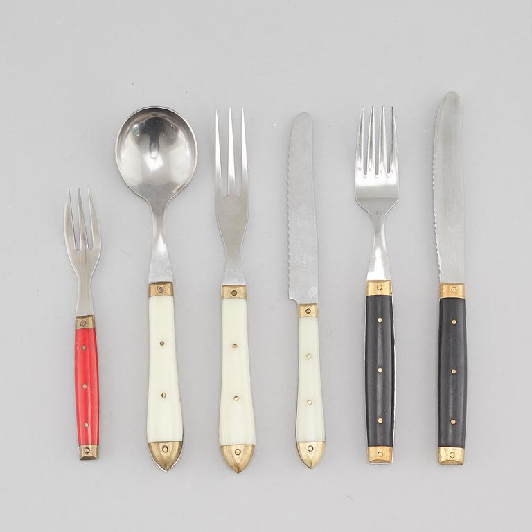 37 pieces of cutlery, partly Melron, France, second half of the 20th century.