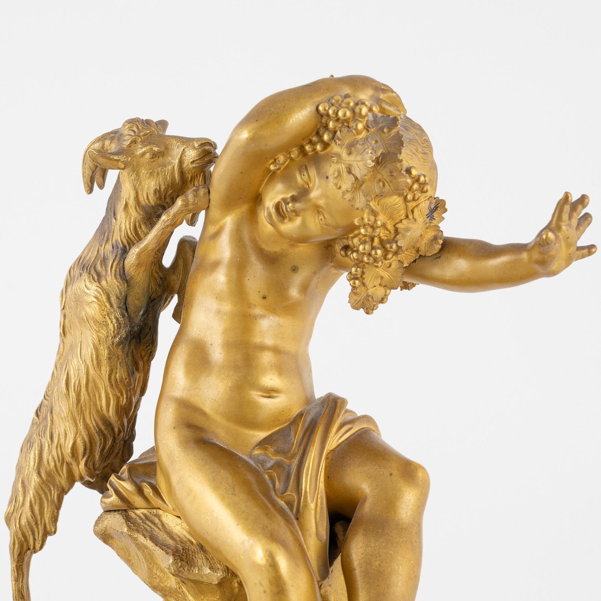 Table pendulum clock, France, mid-19th century.