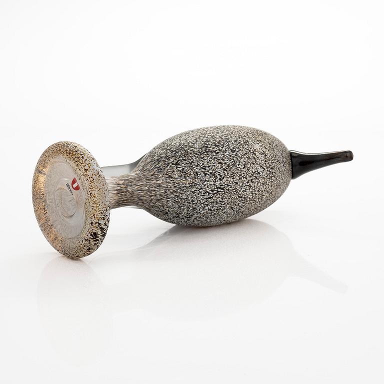 Oiva Toikka, a 'Heron' glass bird signed O. Toikka Nuutajärvi.