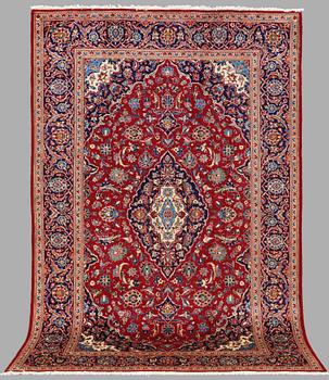 A CARPET KASHAN AROUND 305 X 195 CM.