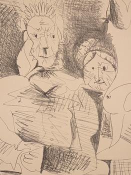 Pablo Picasso, "Portrait de famille III (Six Personnages)".