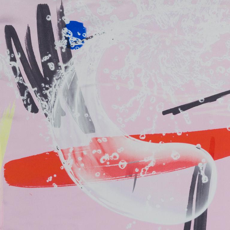 PETRA CORTRIGHT, executed 2014. Digital print on silk.