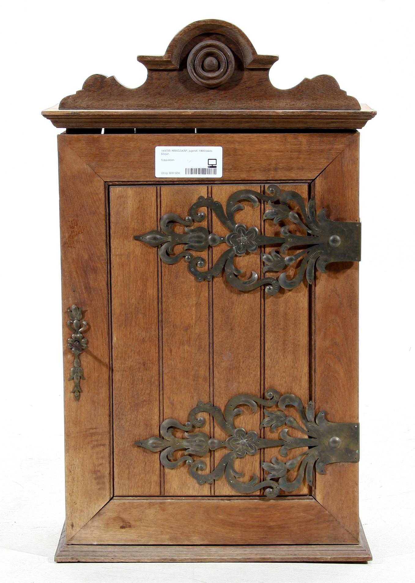 HÄNGSKÅP, jugend, 1900-talets början.