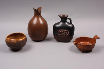 PARTI KERAMIK, 4 delar, Gunnar Nylund, Rörstrand.