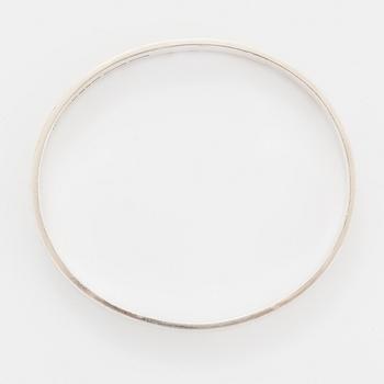 Wiwen Nilsson,  sterling silver bangle, Lund 1964.