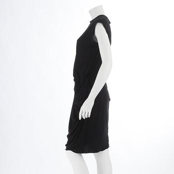 LANVIN, a black wool dress.